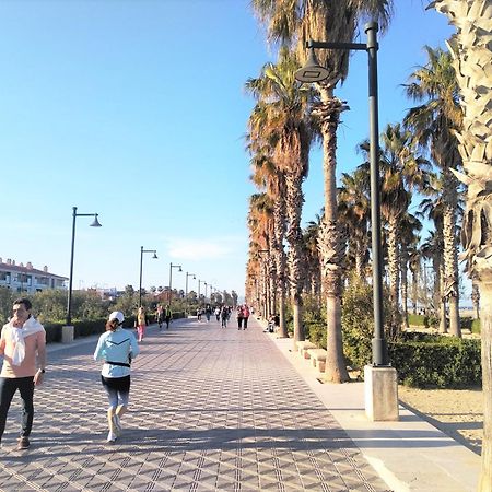 Apartamento Valencia Malvarrosa Ngoại thất bức ảnh